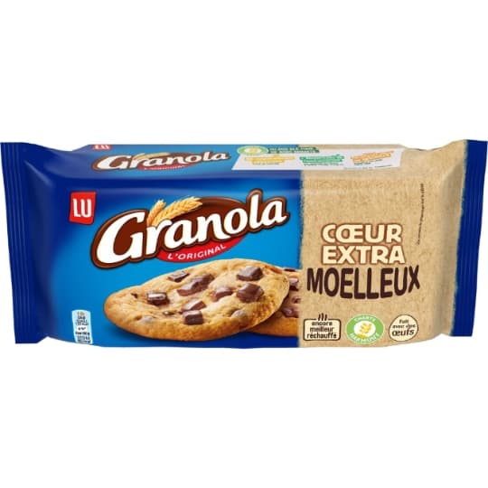 Cookies extra moelleux aux pépites de chocolat Granola LU