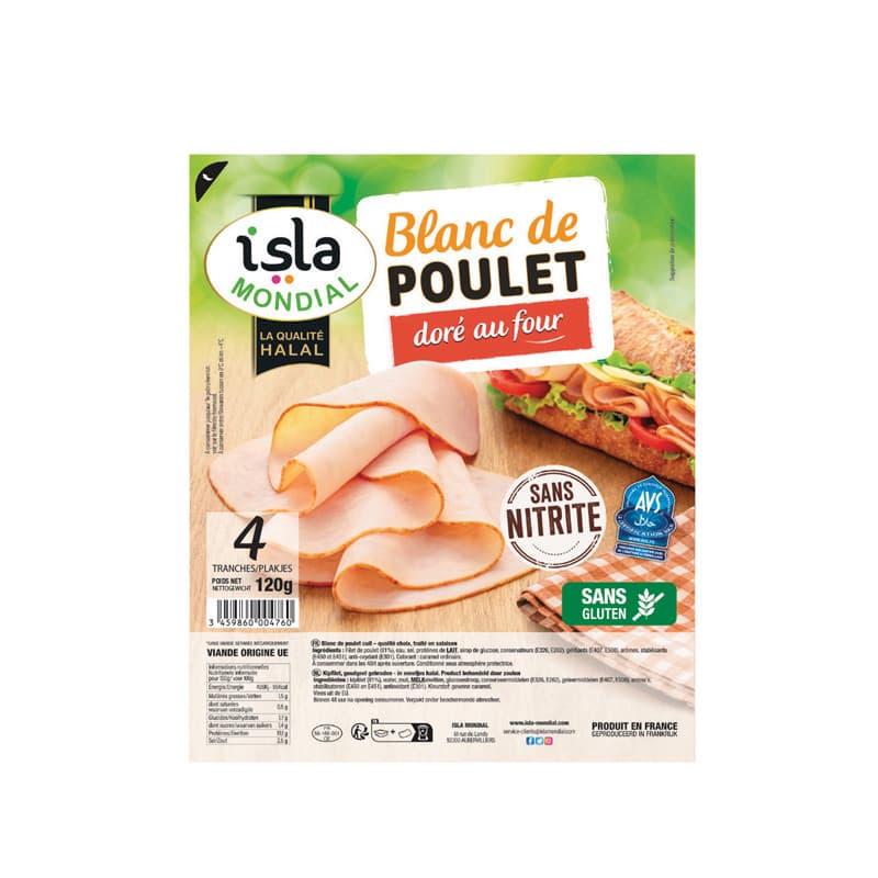 Poulet africain fume