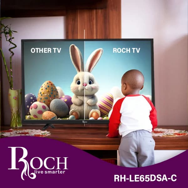 Téléviseur intelligent ROCH 65″ + Android