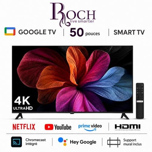 Téléviseur Smart TV ROCH 50"